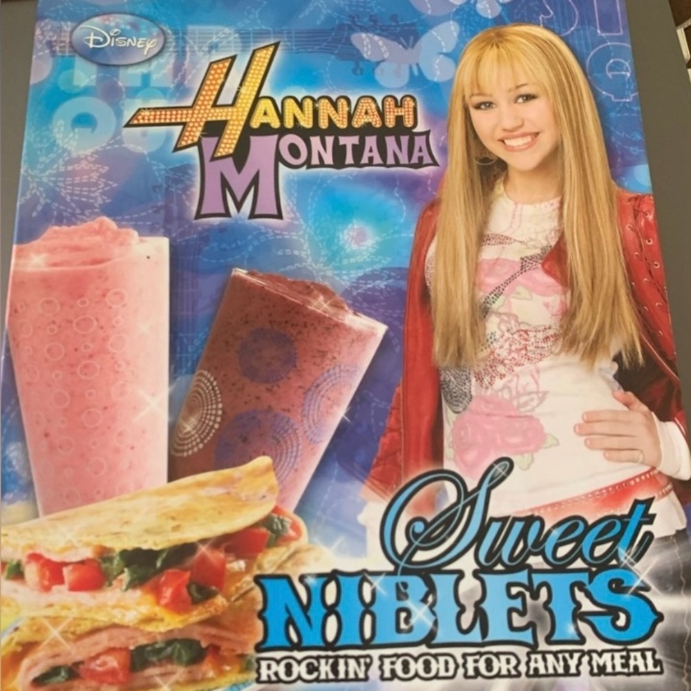 Hannah Montana Sweet Niblets Cookbook Vintage Disney